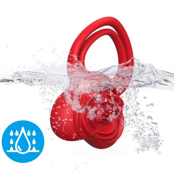 ARMONY - ANILLO VIBRADOR CORAZÓN ROJO - Imagen 4