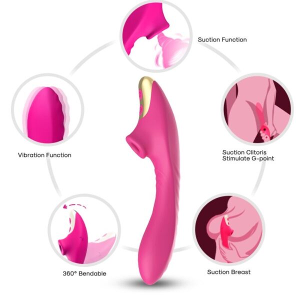 ARMONY - DUDU SUCCIONADOR CLITORIS FUCSIA - Imagen 2