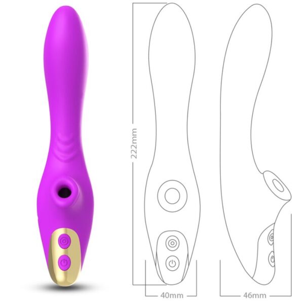 ARMONY - DUDU SUCCIONADOR CLITORIS VIOLETA - Imagen 3