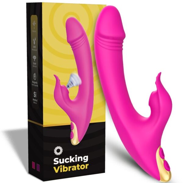 ARMONY - AMANT SUCCIONADOR CLITORIS  PUNTO G FUCSIA - Imagen 4