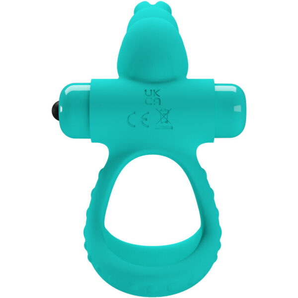 PRETTY LOVE - FIGGY ANILLO VIBRADOR RABBIT VERDE - Imagen 2