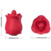 ARMONY - ROSA VIBRADOR ESTIMULADOR CON LENGUA CLITORIS 10 MODOS ROJO - Imagen 3