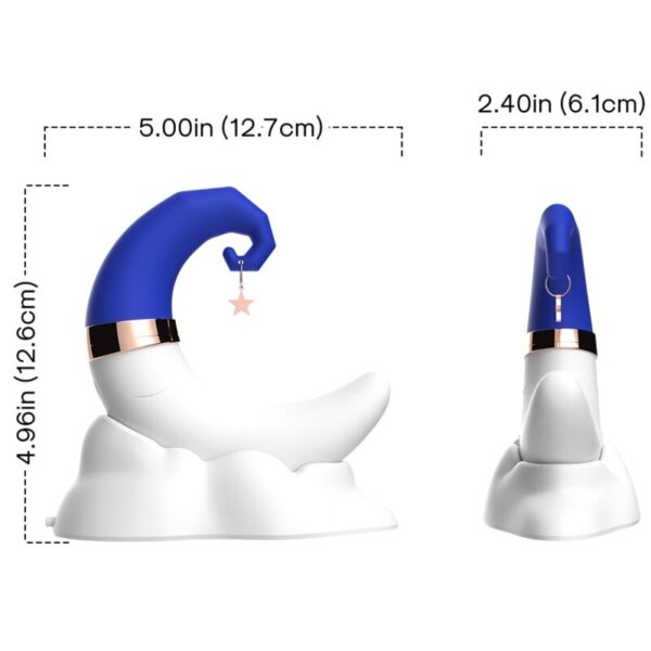ARMONY - SWEETMOON SUCCIONADOR CLITORIS  PUNTO G AZUL - Imagen 3