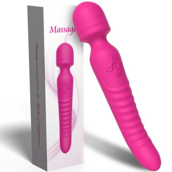ARMONY - MISSION MASAJEADOR  VIBRADOR EFECTO CALOR FUCSIA - Imagen 4