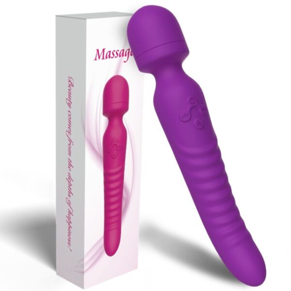 ARMONY - MISSION MASAJEADOR  VIBRADOR EFECTO CALOR VIOLETA - Imagen 4