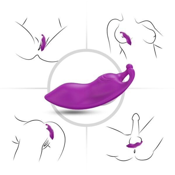 ARMONY - HONEYBEE PANTIES VIBRADOR PUNTO G CONTROL REMOTO VIOLETA - Imagen 5