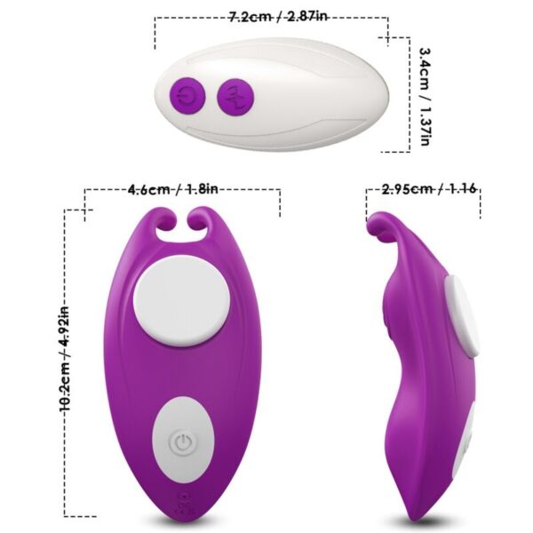 ARMONY - HONEYBEE PANTIES VIBRADOR PUNTO G CONTROL REMOTO VIOLETA - Imagen 4