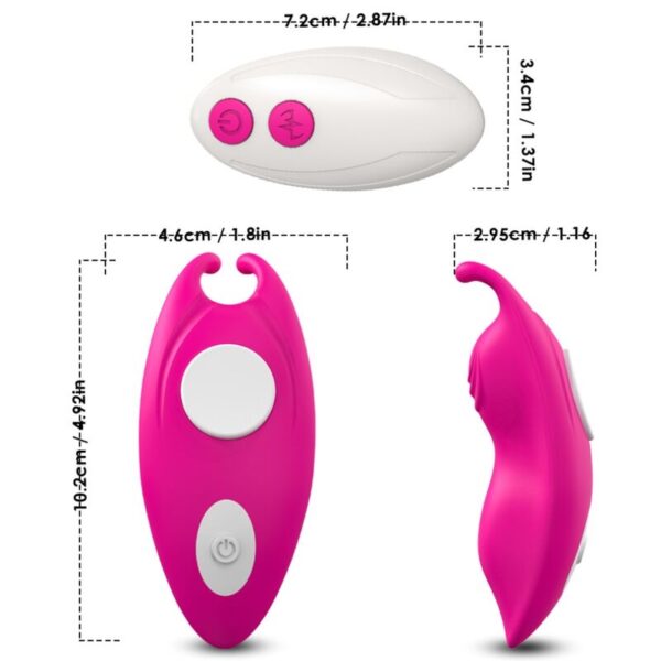 ARMONY - HONEYBEE PANTIES VIBRADOR PUNTO G CONTROL REMOTO FUCSIA - Imagen 4