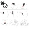 ARMONY - TRAVELER ANILLO DOBLE VIBRADOR PAREJA RABBIT NEGRO - Imagen 4