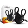 ARMONY - MANTA ANILLO VIBRADOR TESTÍCULOS NEGRO - Imagen 4
