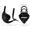 ARMONY - MANTA ANILLO VIBRADOR TESTÍCULOS NEGRO - Imagen 2