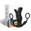 ARMONY - KNIGHT VIBRADOR ANAL PROSTATA  ANILLO CONTROL REMOTO NEGRO - Imagen 4