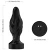 ARMONY - VIBRADOR  PLUG ANAL CONTROL REMOTO NEGRO - Imagen 4