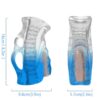ARMONY - MASTURBATOR DEDAL  VIBRADOR AZUL DEGRADADO - Imagen 3