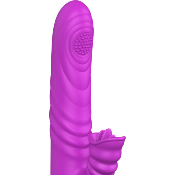 ARMONY - ANGELIA VIBRADOR MULTIFUNCION CON LENGUA ESTIMULADORA EFECTO CALOR VIOLETA - Imagen 2
