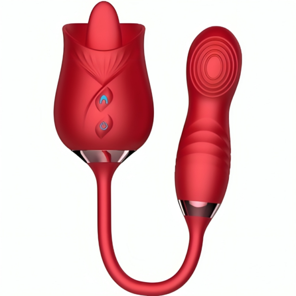 ARMONY - DELIGHT FLOWER VIBRADOR  BUMPING CON LENGUA ROJO - Imagen 4