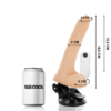 BASECOCK - VIBRADOR REALÍSTICO ARTICULABLE CONTROL REMOTO NATURAL 18.5 CM -O- 4 CM - Imagen 2