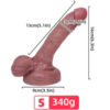 ARMONY - DILDO REALÍSTICO SILICONA LÍQUIDA 13 CM - Imagen 2
