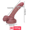 ARMONY - DILDO REALÍSTICO SILICONA LÍQUIDA 15 CM - Imagen 2