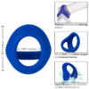 CALEXOTICS - ADMIRAL COCK BALL DOBLE ANILLO AZUL - Imagen 4