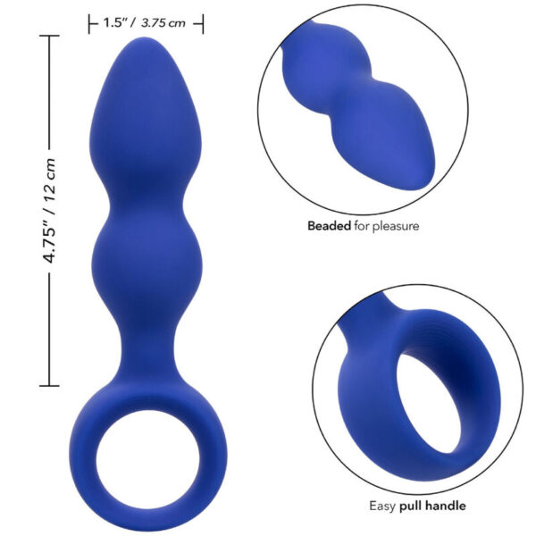 CALEXOTICS - ADMIRAL PLUG ANAL AVANZADO AZUL - Imagen 4