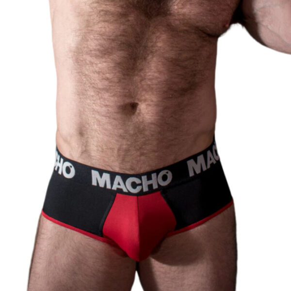 MACHO - MS26N SLIP NEGRO/ROJO S - Imagen 2