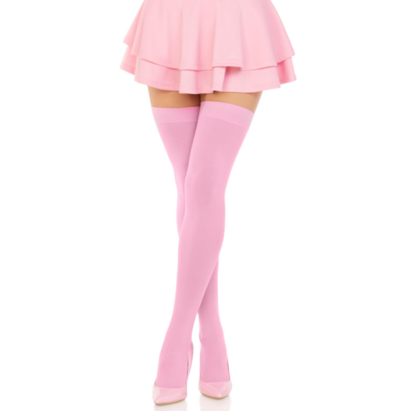 LEG AVENUE - MEDIAS NAILON ROSA - Imagen 4