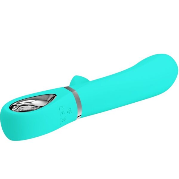 PRETTY LOVE - THOMAS VIBRADOR PUNTO G MULTIFUNCIÓN VERDE AGUA - Imagen 3