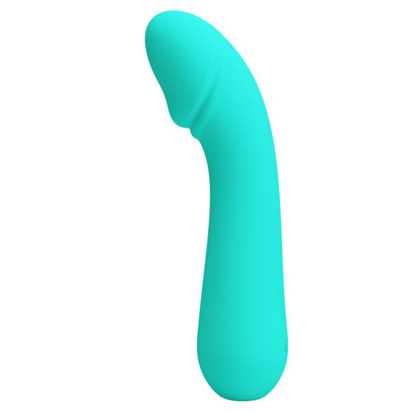 PRETTY LOVE - CETUS VIBRADOR RECARGABLE VERDE AGUA - Imagen 2