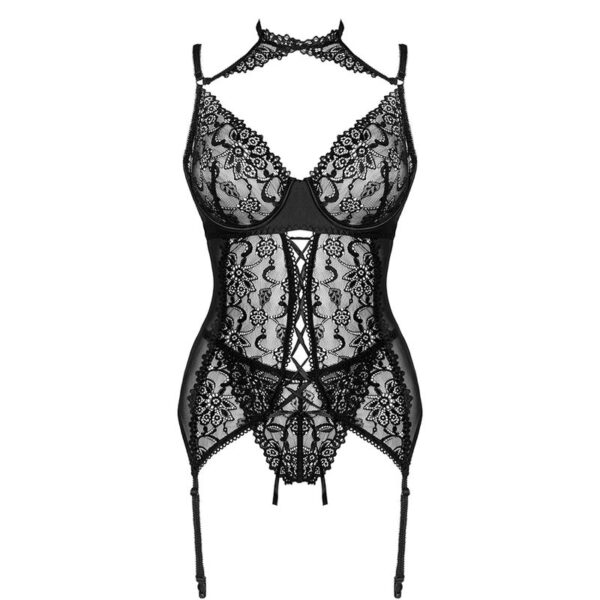 LIVCO CORSETTI FASHION - GIELLANDRA FOR THE SENSES COLLECTION CORSET + PANTY NEGRO - Imagen 3