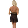 LIVCO CORSETTI FASHION - MALVIAMI LC 90625 FALDA + PANTY NEGRO - Imagen 2
