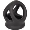 CALEXOTICS - ALPHA ANILLO DE JAULA DOBLE NEGRO - Imagen 3