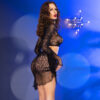 CHILIROSE - CR 4686 TOP  FALDA NEGRO S/M - Imagen 3