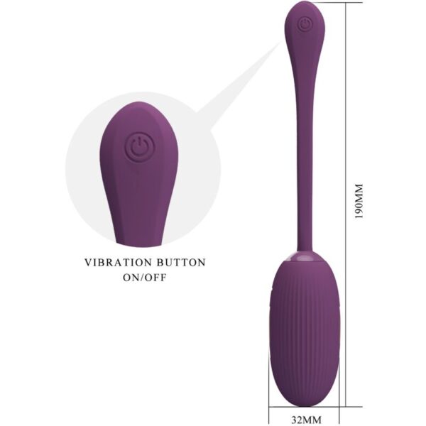 PRETTY LOVE - DOREEN HUEVO VIBRADOR RECARGABLE LILA - Imagen 4