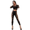 CHILIROSE - CR 4436 TOP  LEGGINS NEGRO S/L - Imagen 2