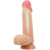 PRETTY LOVE - SLIDING SKIN SERIES DILDO REALÍSTICO CON VENTOSA PIEL DESLIZANTE 20.6 CM - Imagen 5