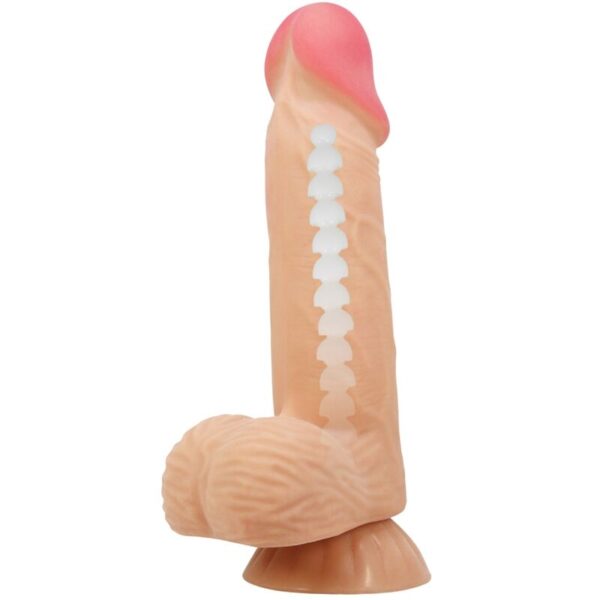 PRETTY LOVE - SLIDING SKIN SERIES DILDO REALÍSTICO CON VENTOSA PIEL DESLIZANTE 20.6 CM - Imagen 5