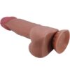 PRETTY LOVE - SLIDING SKIN SERIES DILDO REALÍSTICO CON VENTOSA PIEL DESLIZANTE MORENO 20.6 CM - Imagen 3