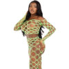 LEG AVENUE - TOP  LEGGINS HARDCORE VERDE - Imagen 5