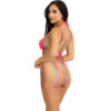 LEG AVENUE - SET TOP  PANTALON REJILLA MULTICOLOR - Imagen 2
