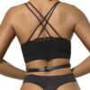 SUBBLIME - ARNÉS DE PECHO CADENAS CUERO NEGRO TALLA ÚNICA - Imagen 3