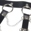 SUBBLIME - ARNÉS DE PECHO CADENAS CUERO NEGRO TALLA ÚNICA - Imagen 5