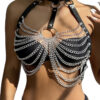 SUBBLIME - ARNÉS DE PECHO CADENAS ANILLA GRANDE TALLA ÚNICA - Imagen 2
