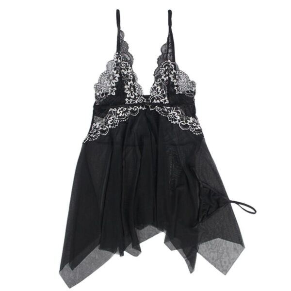 SUBBLIME - BABYDOLL TELA TUL PECHO ENCAJE S/M - Imagen 4