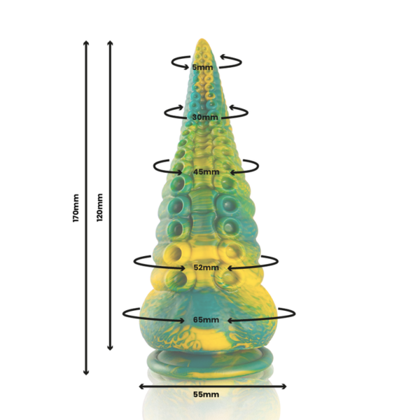 EPIC - CETUS DILDO TENTÁCULO VERDE TAMAÑO PEQUEÑO - Imagen 2