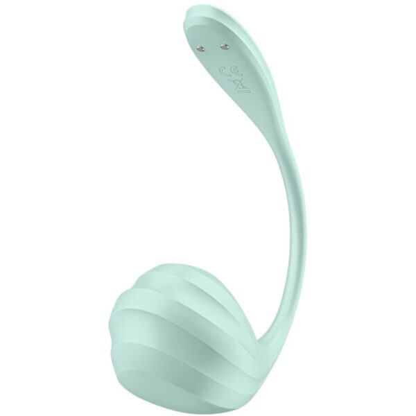 SATISFYER - SMOOTH PETAL ESTIMULADOR PUNTO G VERDE AGUA APP GRATUITA - Imagen 3