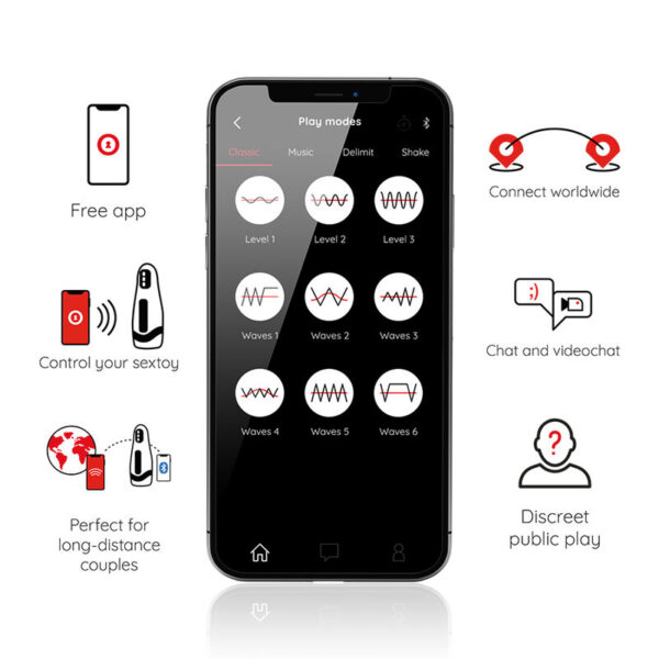 ONINDER - SEOUL MASTURBADOR MASCULINO DE COMPRESION Y VIBRACIÓN - APP GRATUITA - Imagen 3