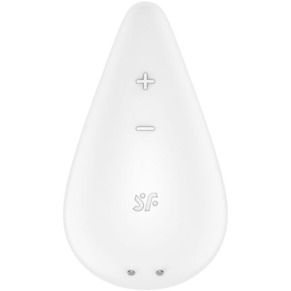 SATISFYER - DEW DROP VIBRADOR LAY-ON BLANCO - Imagen 2