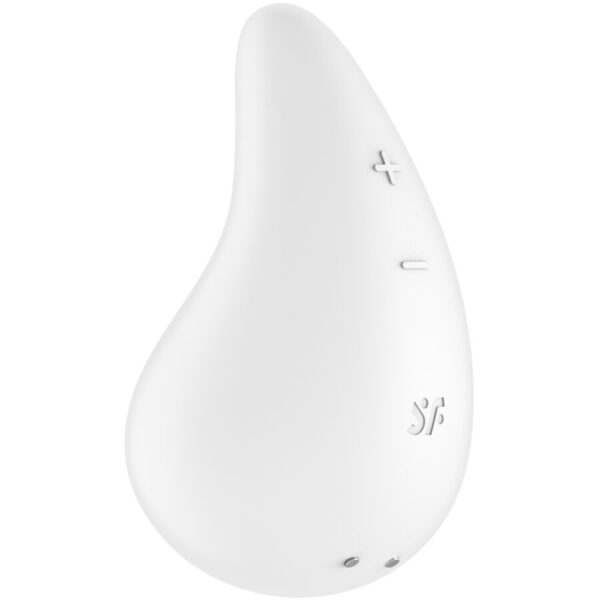 SATISFYER - DEW DROP VIBRADOR LAY-ON BLANCO - Imagen 3