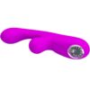 PRETTY LOVE - SKYLAR VIBRADOR ESTIMULADOR PÚRPURA - Imagen 5